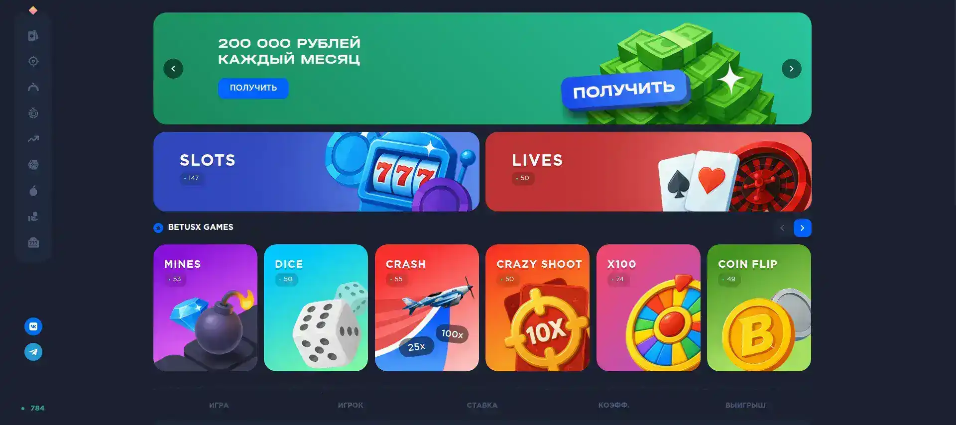 Турниры в казино Мелбет